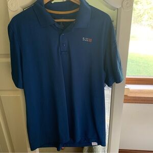 Mens 511 Tactical Evo Polo Royal Blue Dri Fit Material